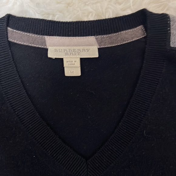 Burberry Mens Cashmere Cotton Sweater - Picture 3 of 8